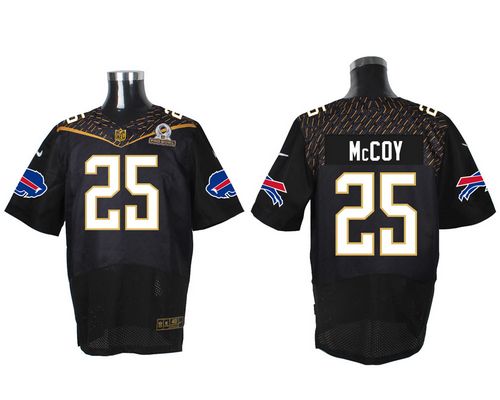Nike Bills #25 LeSean McCoy Black 2016 Pro Bowl Men's Stitched NFL Elite Jersey